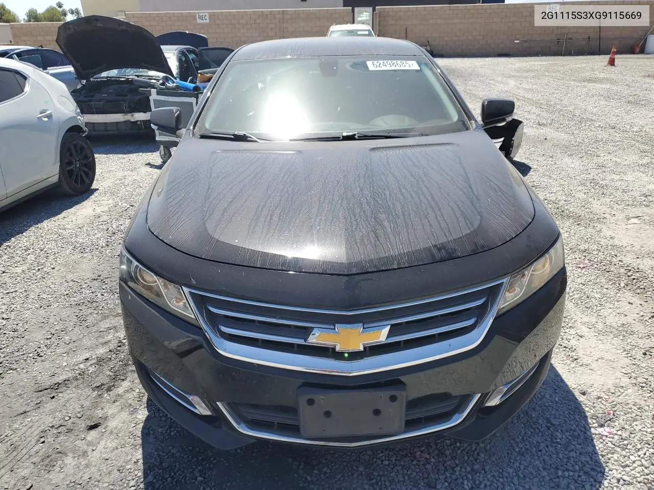 2016 Chevrolet Impala Lt VIN: 2G1115S3XG9115669 Lot: 62498685