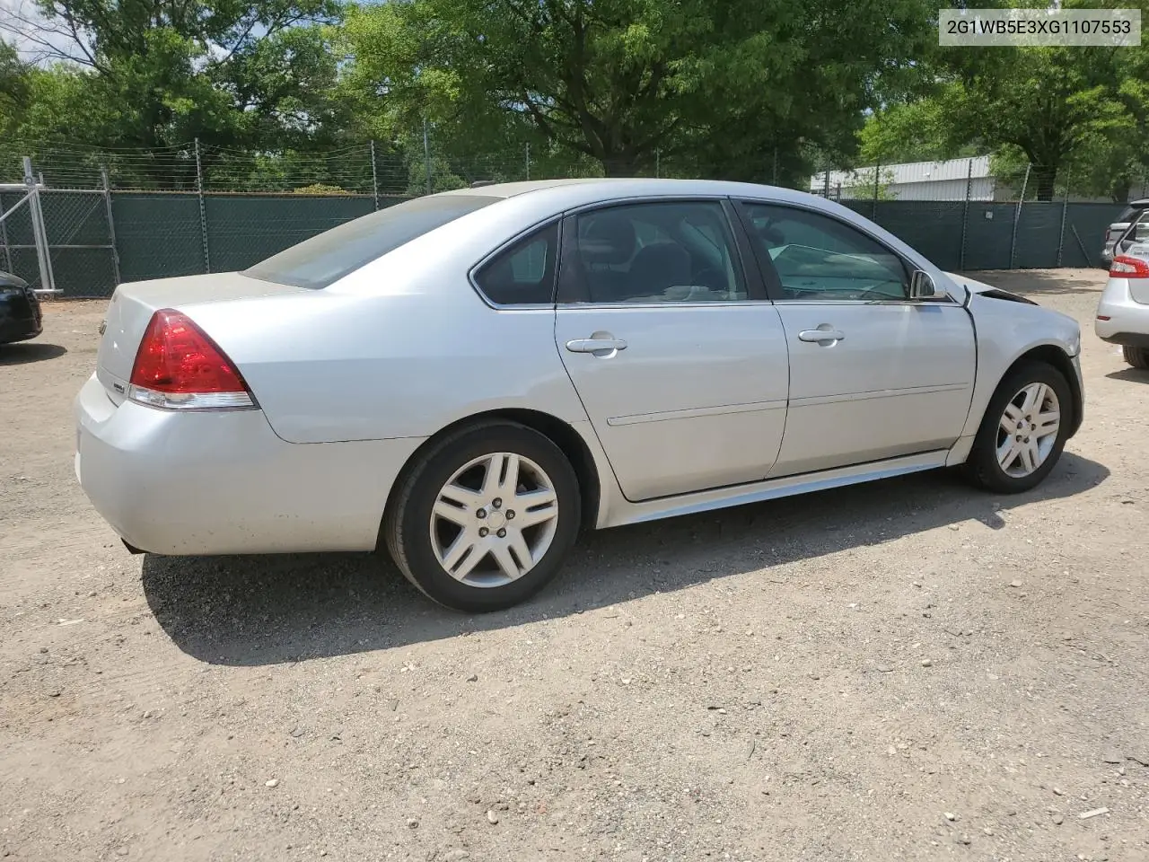 2016 Chevrolet Impala Limited Lt VIN: 2G1WB5E3XG1107553 Lot: 62690115