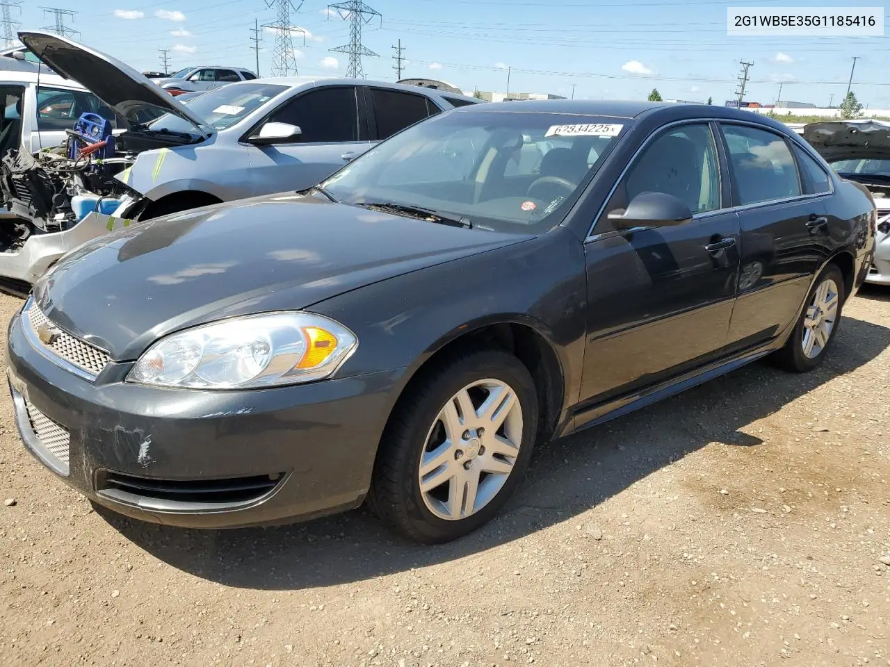 2016 Chevrolet Impala Limited Lt VIN: 2G1WB5E35G1185416 Lot: 62934225