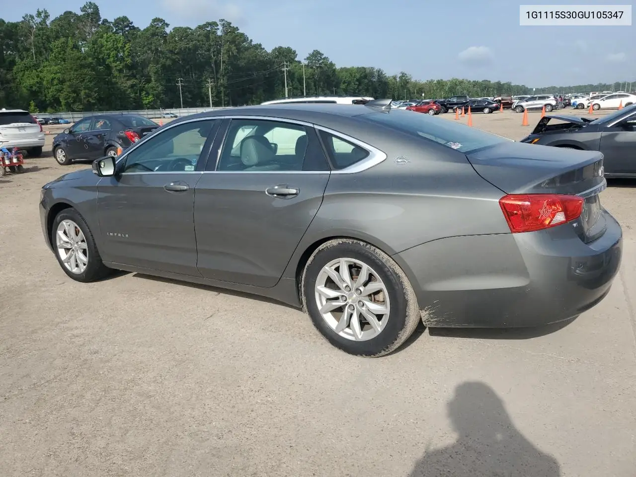 2016 Chevrolet Impala Lt VIN: 1G1115S30GU105347 Lot: 62958925