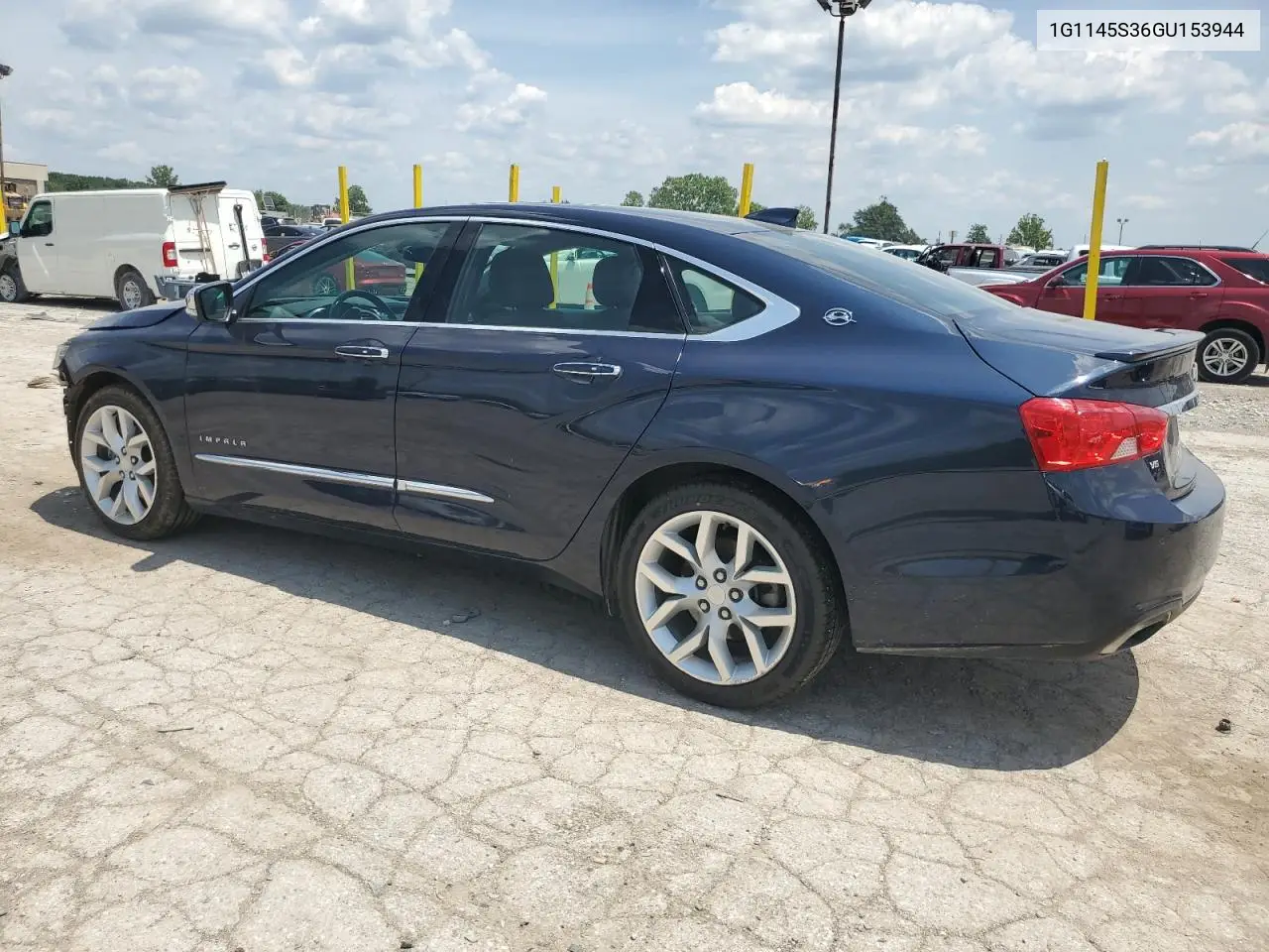 2016 Chevrolet Impala Ltz VIN: 1G1145S36GU153944 Lot: 63048775