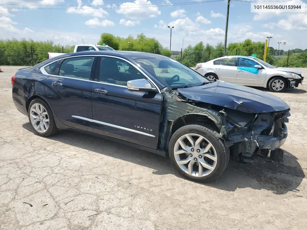 2016 Chevrolet Impala Ltz VIN: 1G1145S36GU153944 Lot: 63048775
