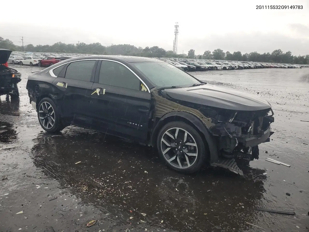 2016 Chevrolet Impala Lt VIN: 2G1115S32G9149783 Lot: 63319355