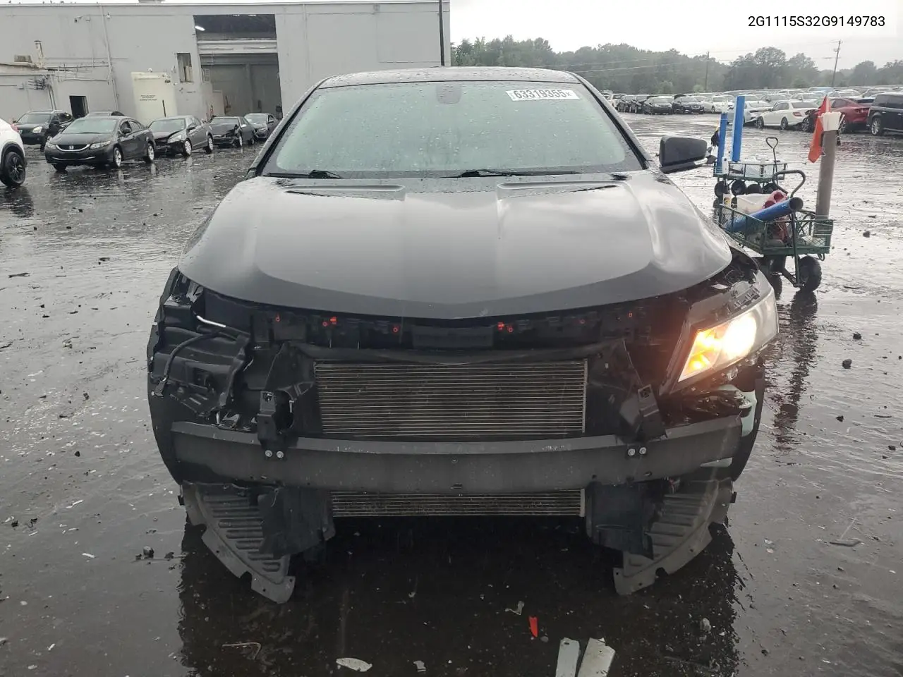 2016 Chevrolet Impala Lt VIN: 2G1115S32G9149783 Lot: 63319355