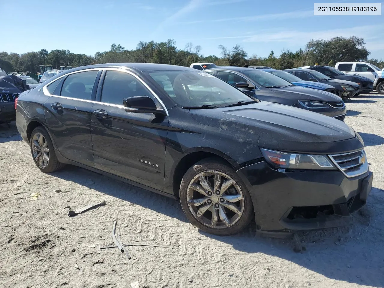 2017 Chevrolet Impala Lt VIN: 2G1105S38H9183196 Lot: 43368665