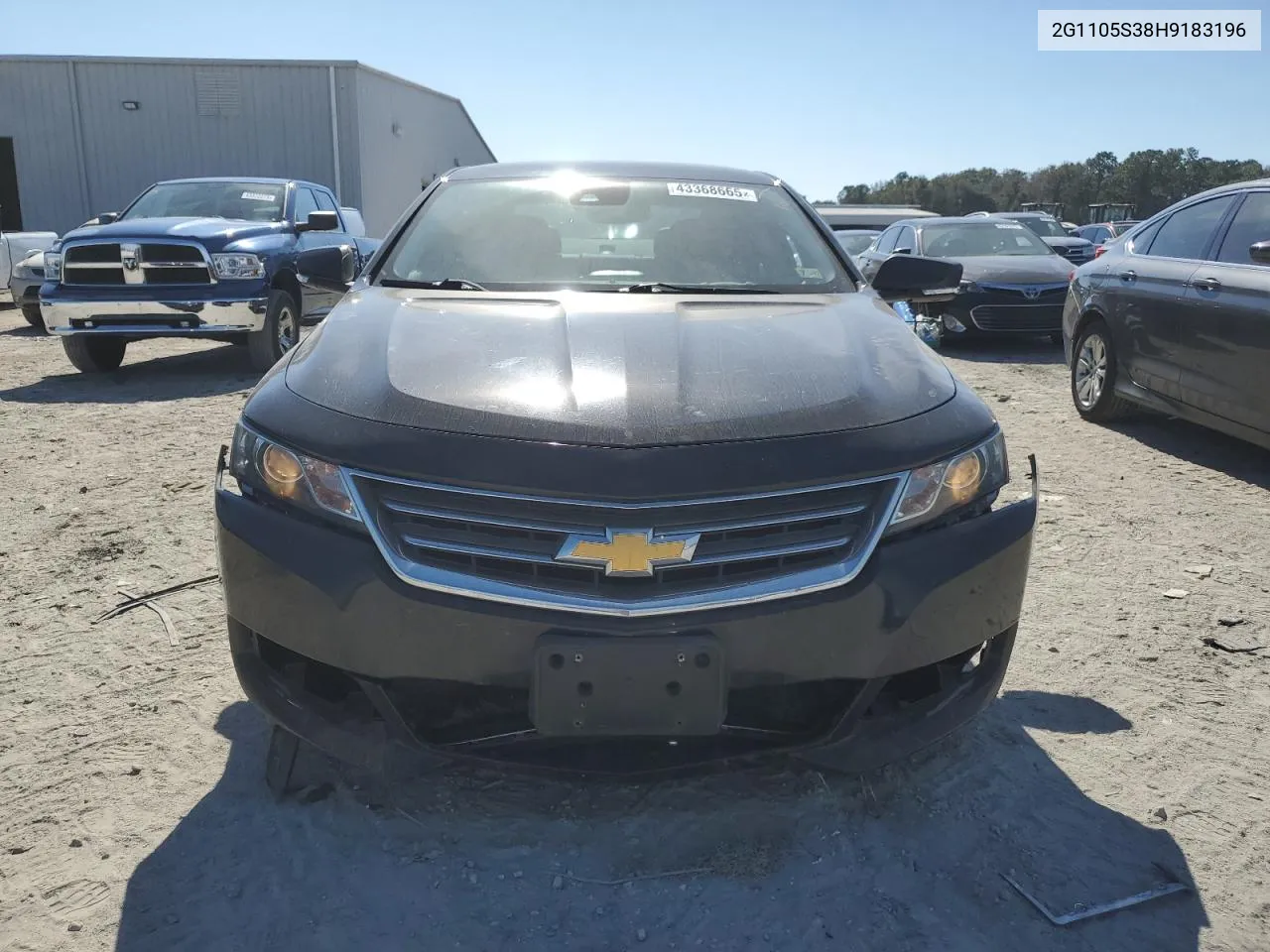 2017 Chevrolet Impala Lt VIN: 2G1105S38H9183196 Lot: 43368665