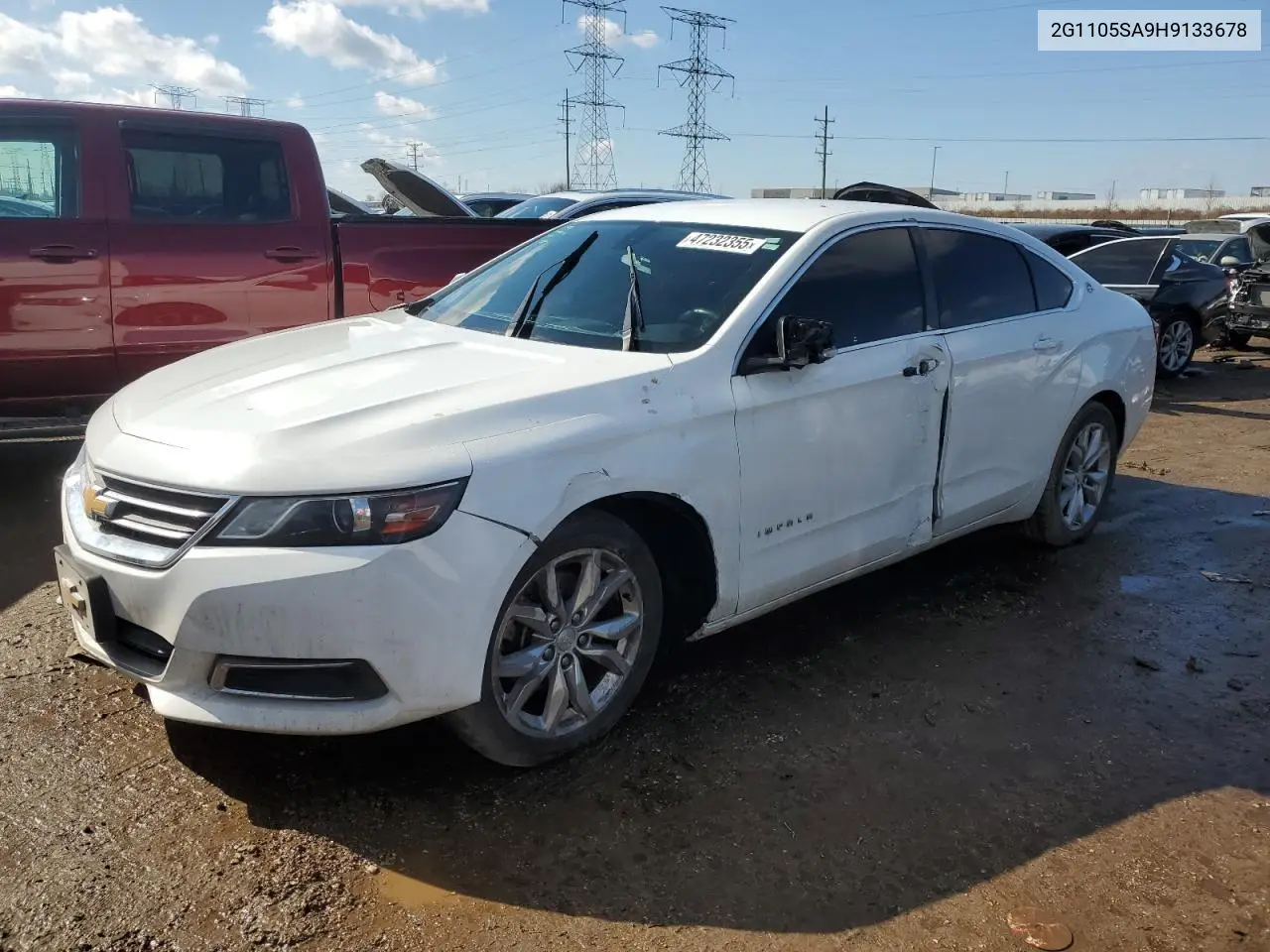 2017 Chevrolet Impala Lt VIN: 2G1105SA9H9133678 Lot: 47232355