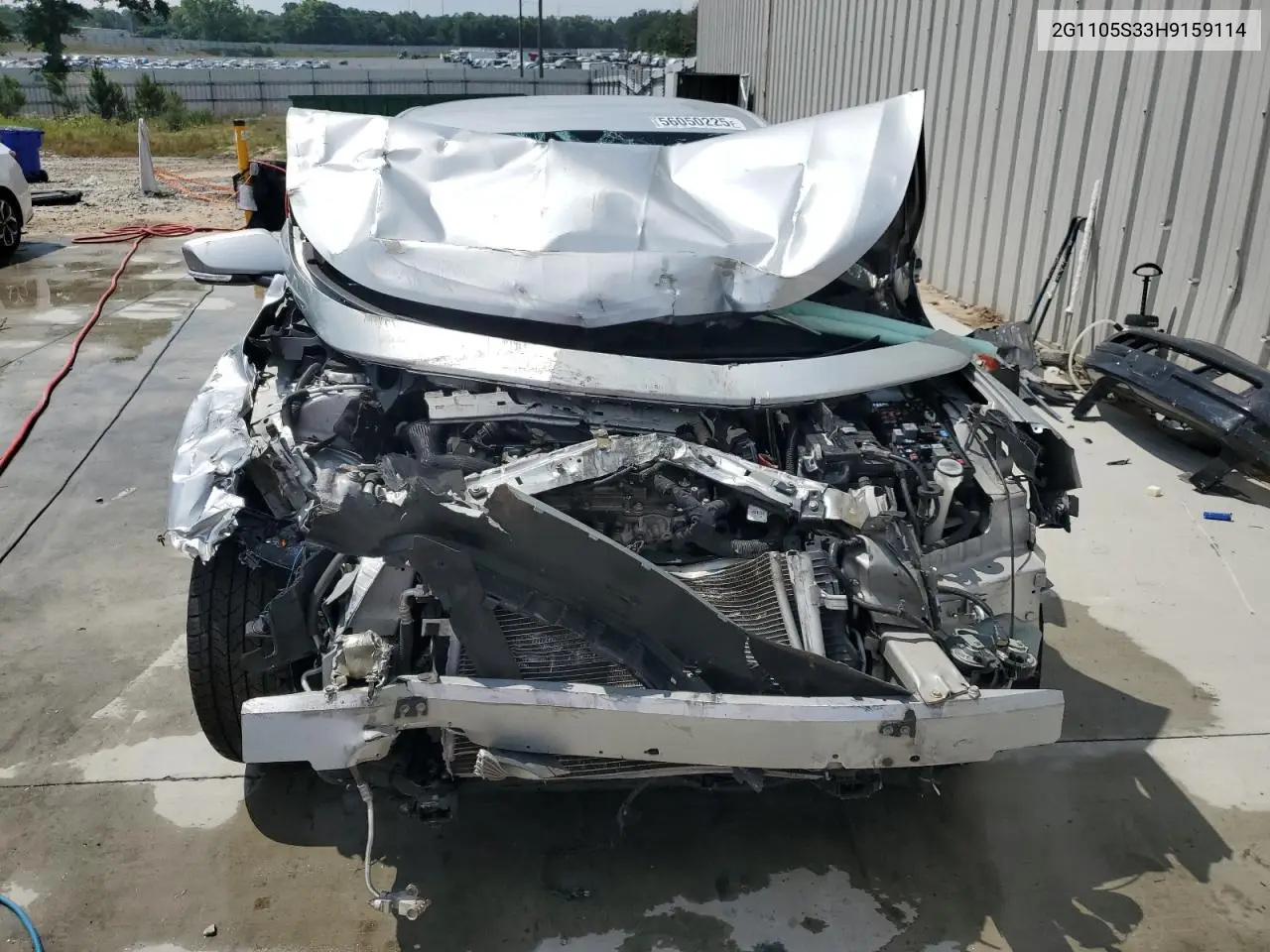 2017 Chevrolet Impala Lt VIN: 2G1105S33H9159114 Lot: 56050225
