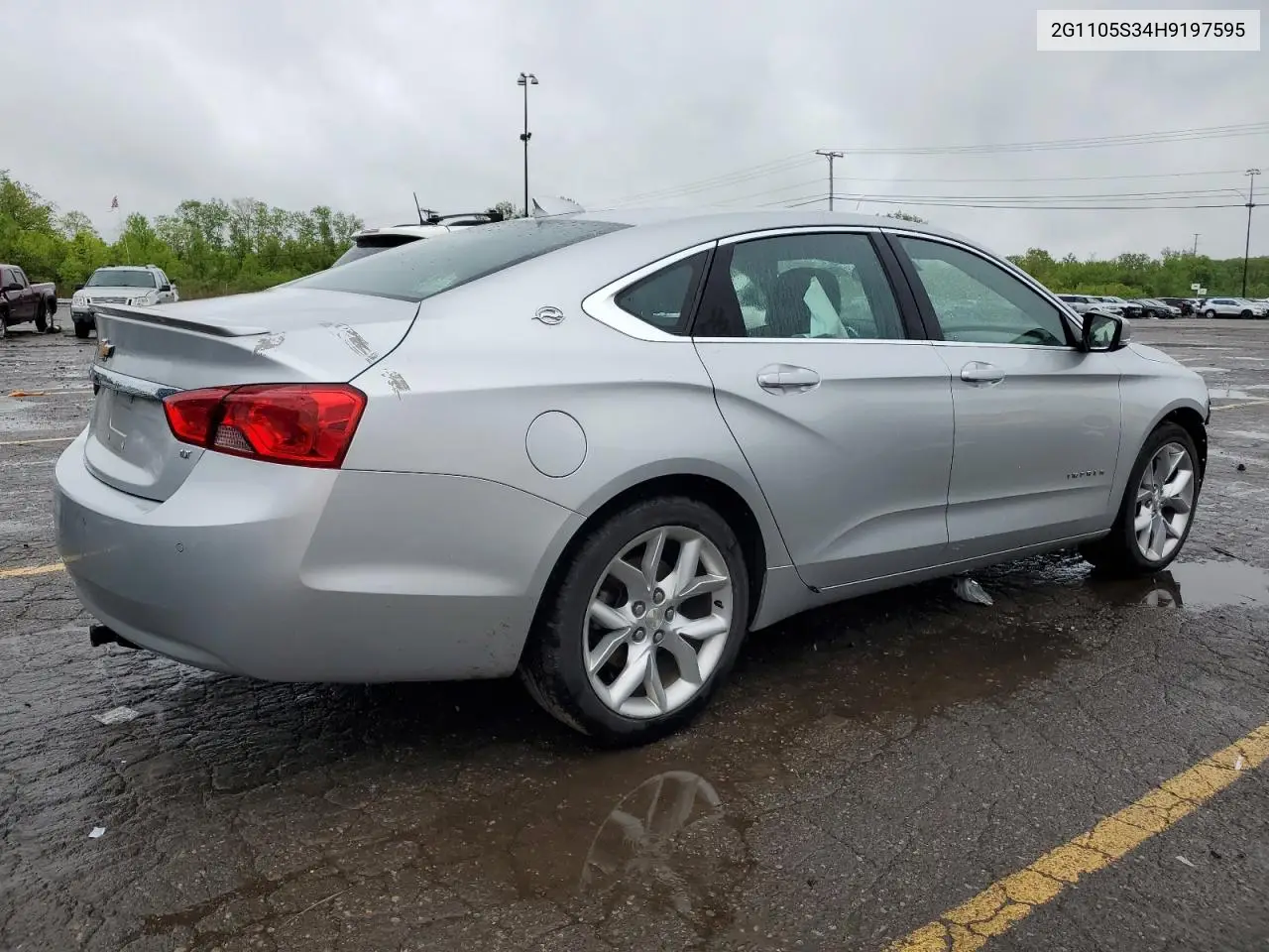 2017 Chevrolet Impala Lt VIN: 2G1105S34H9197595 Lot: 56404855