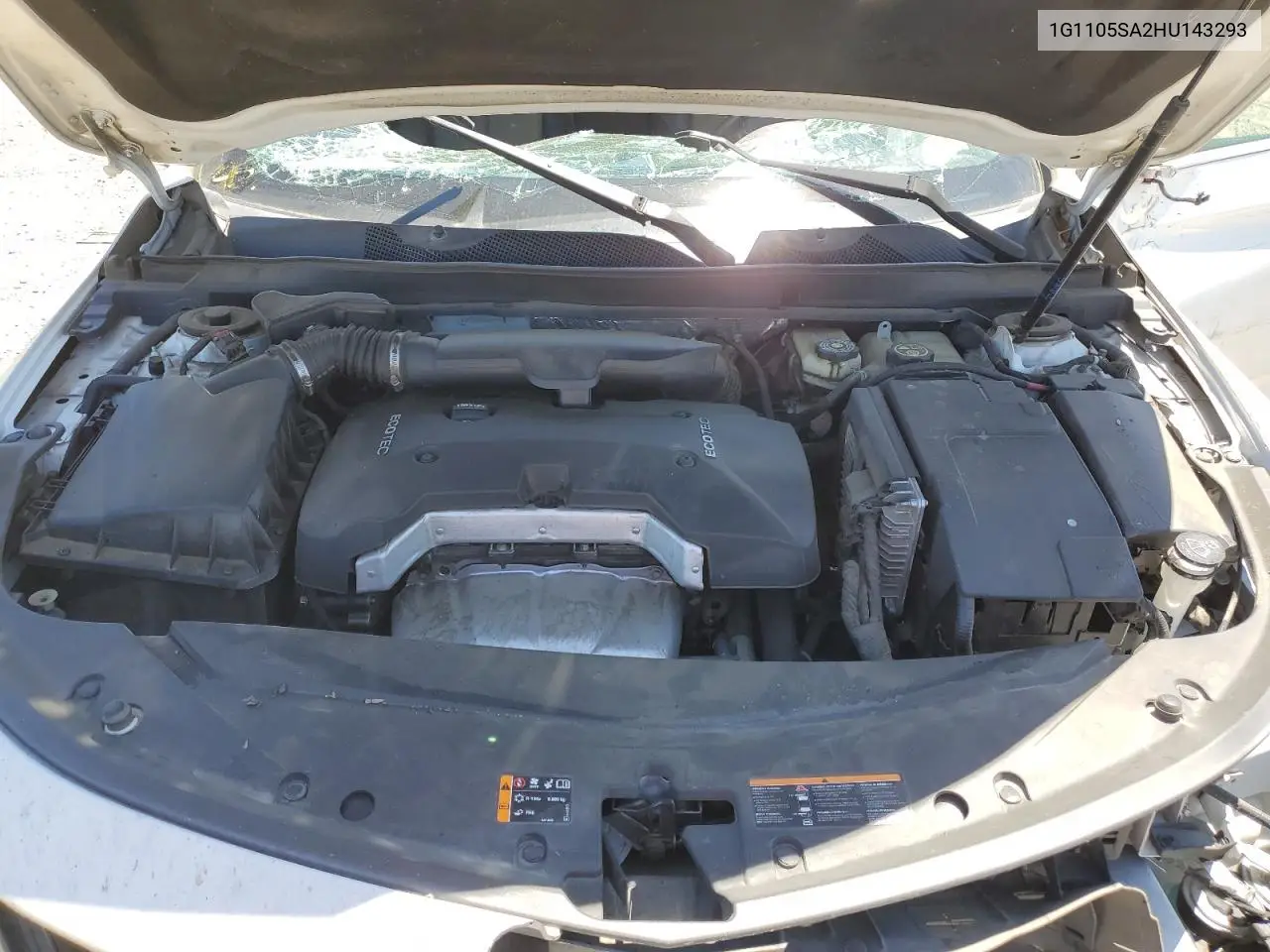 2017 Chevrolet Impala Lt VIN: 1G1105SA2HU143293 Lot: 57713355