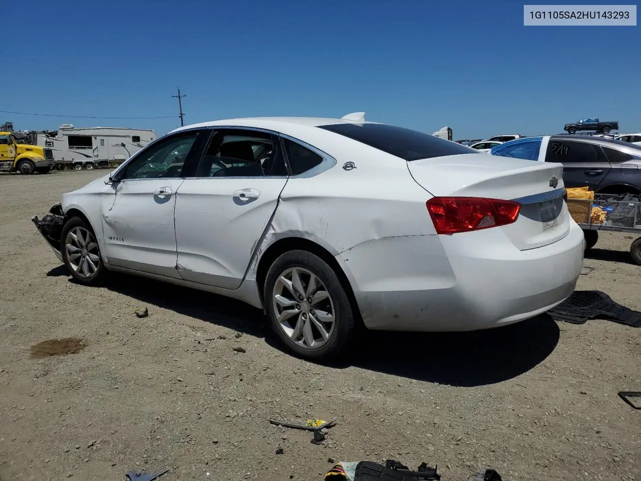 2017 Chevrolet Impala Lt VIN: 1G1105SA2HU143293 Lot: 57713355