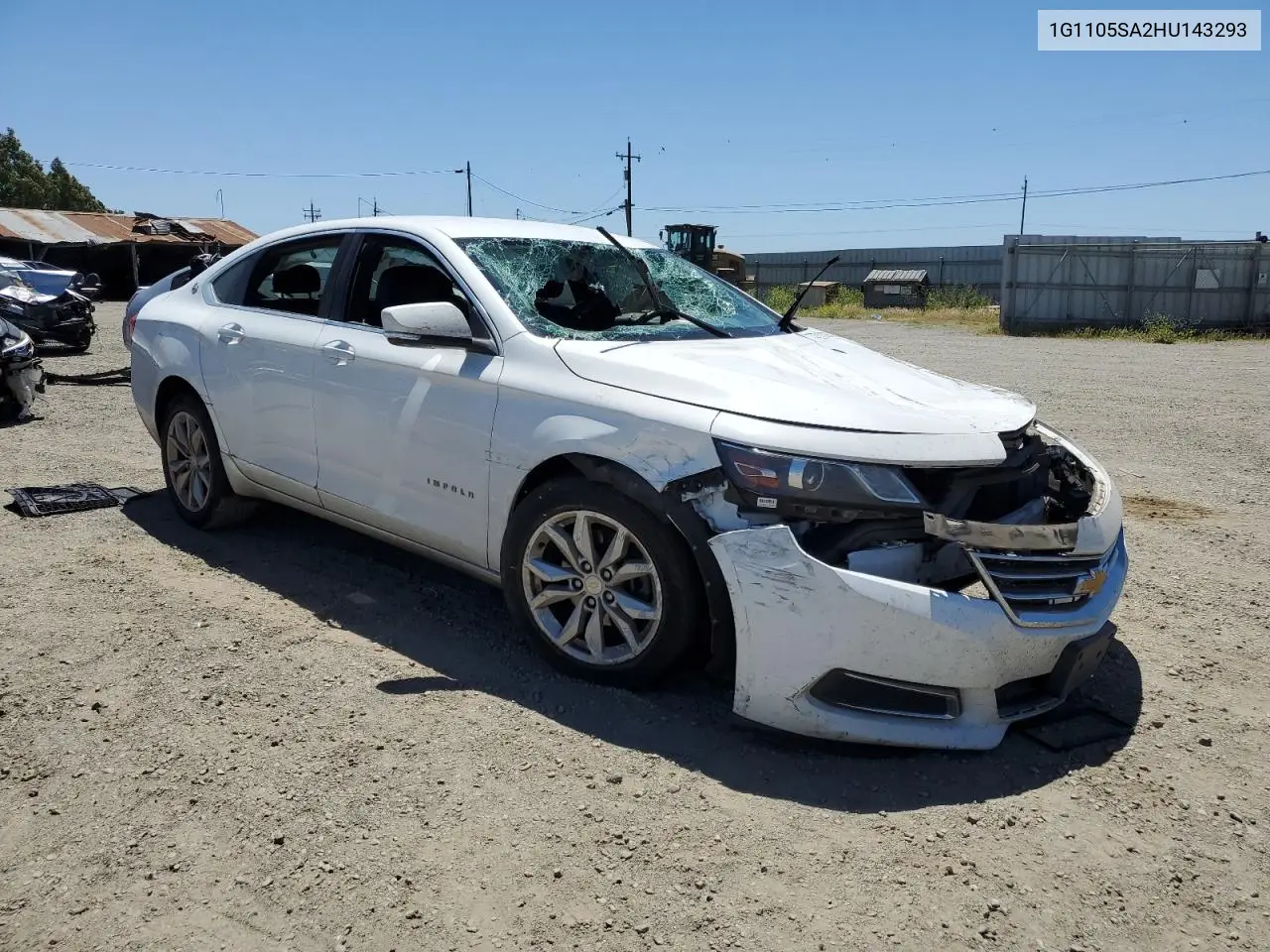 2017 Chevrolet Impala Lt VIN: 1G1105SA2HU143293 Lot: 57713355
