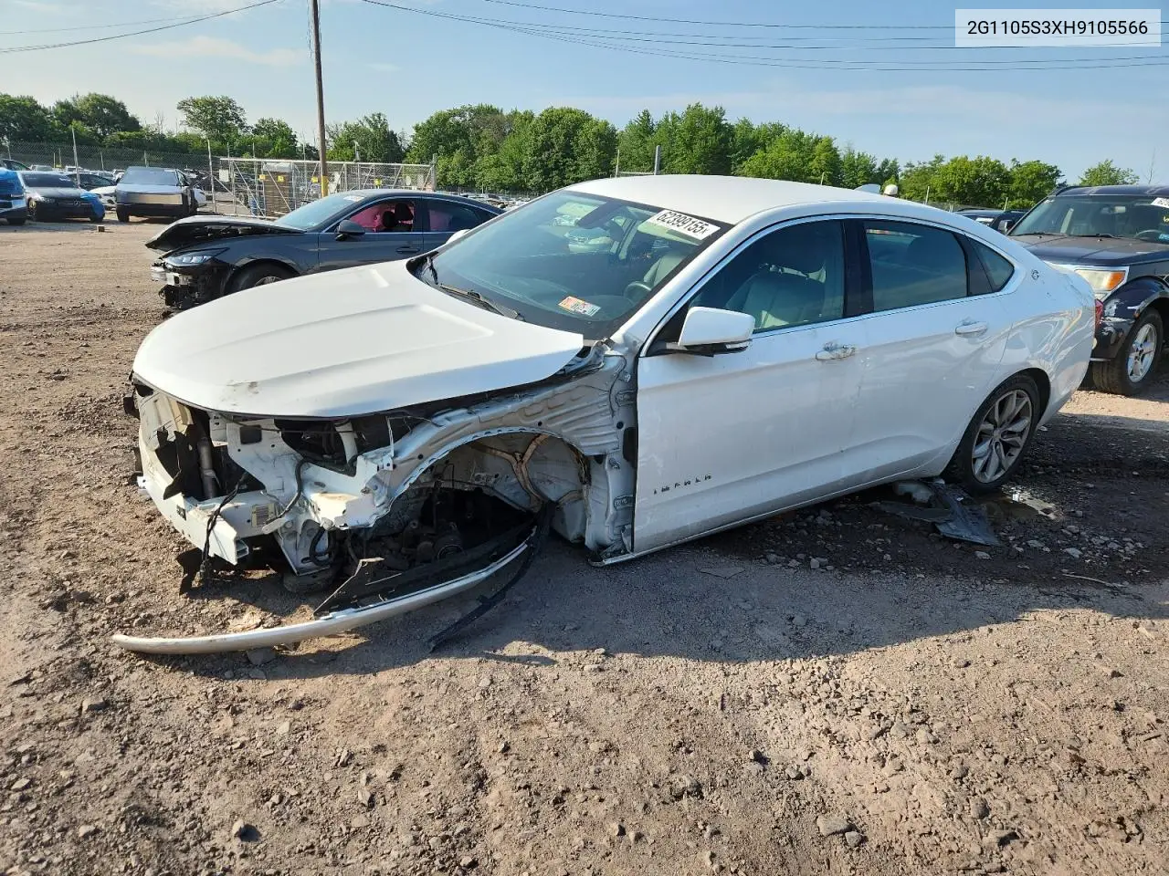 2017 Chevrolet Impala Lt VIN: 2G1105S3XH9105566 Lot: 62399155