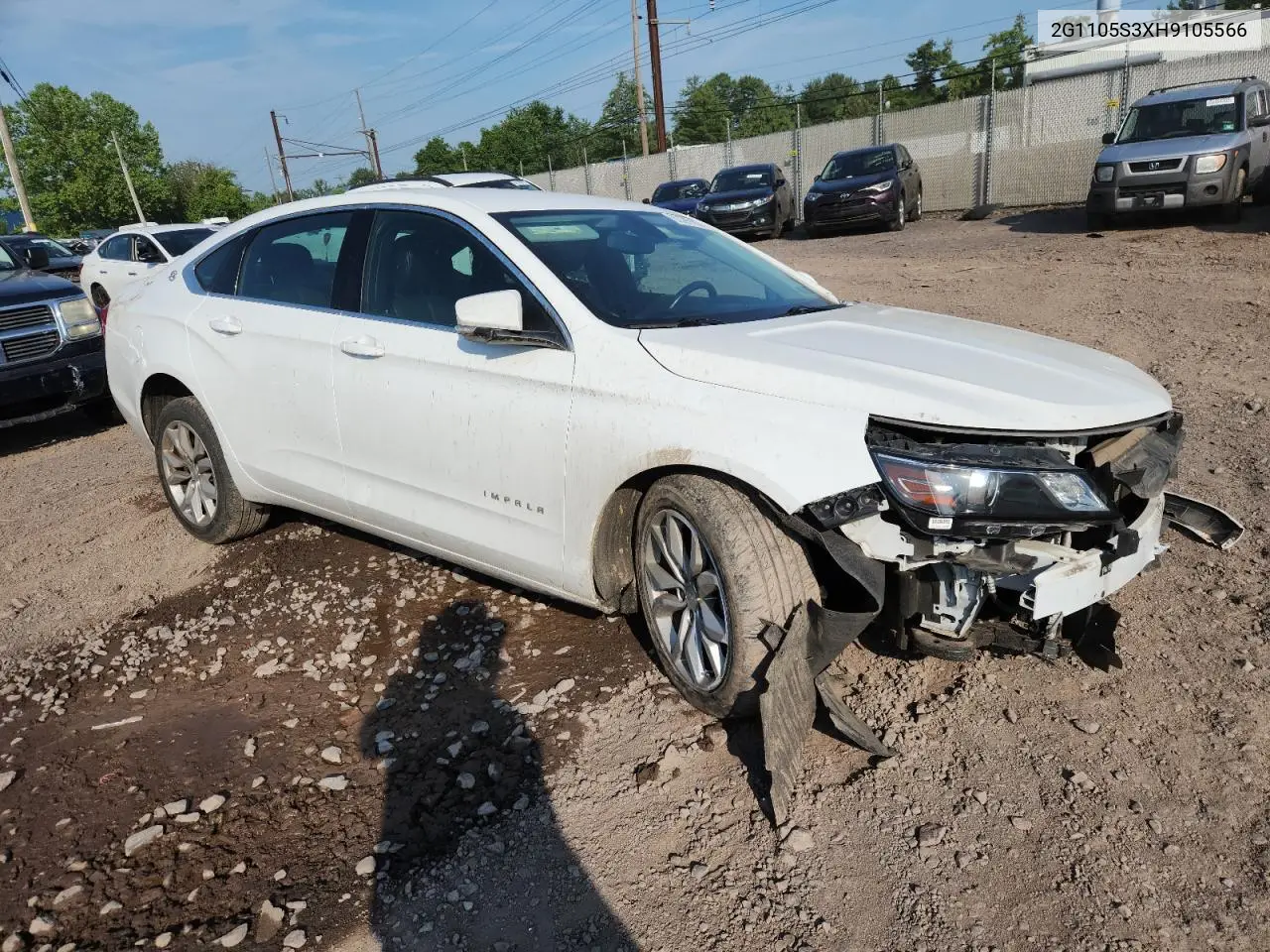 2017 Chevrolet Impala Lt VIN: 2G1105S3XH9105566 Lot: 62399155