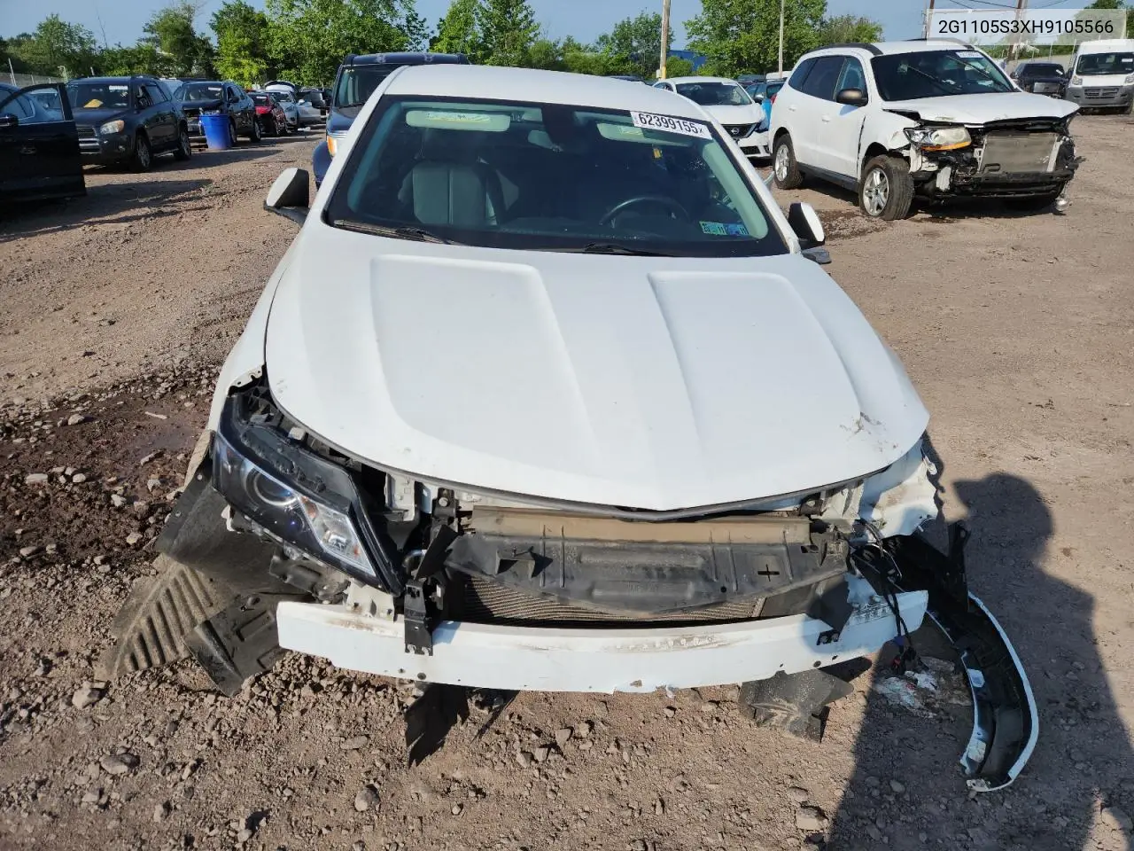 2017 Chevrolet Impala Lt VIN: 2G1105S3XH9105566 Lot: 62399155