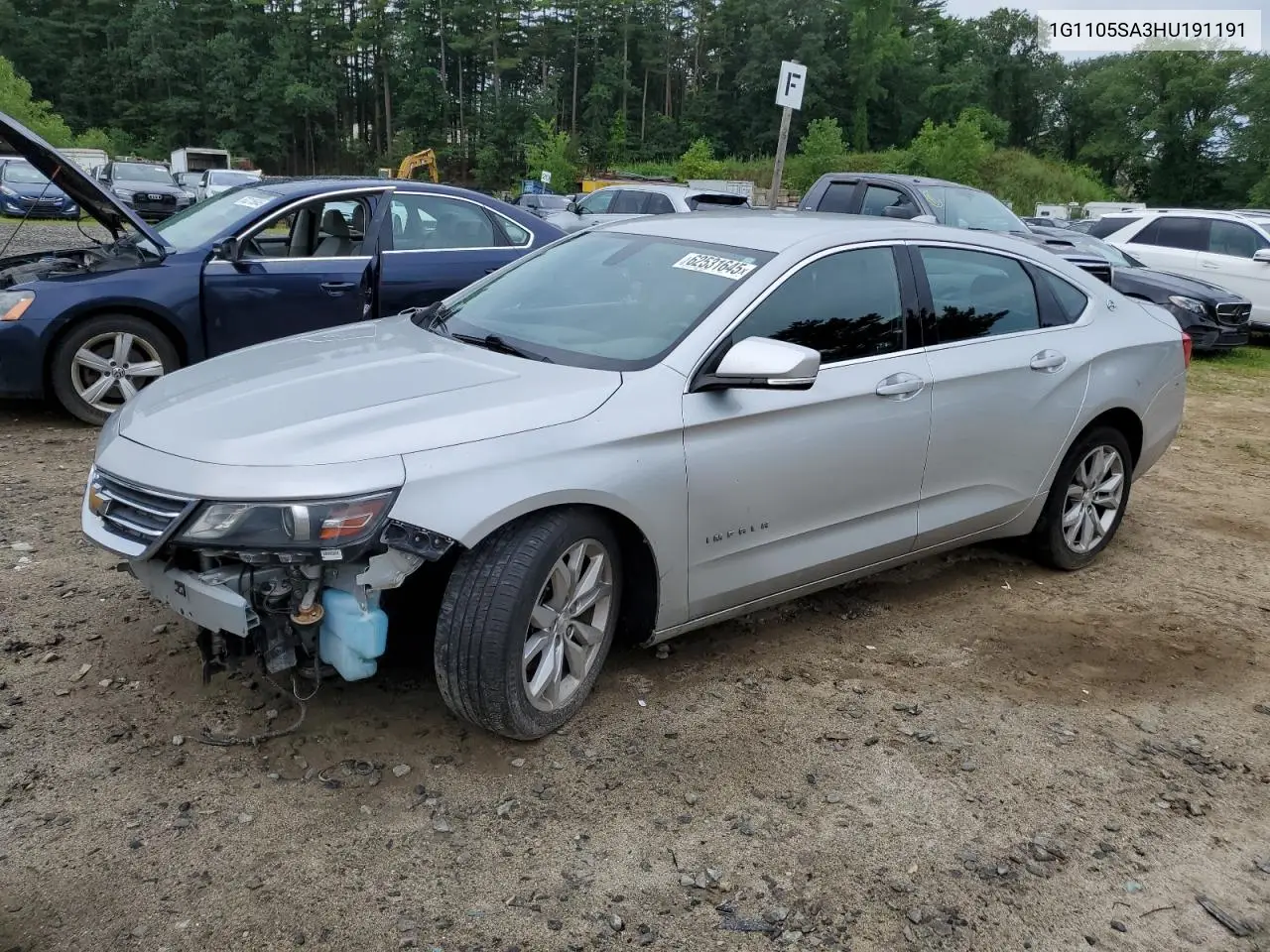 2017 Chevrolet Impala Lt VIN: 1G1105SA3HU191191 Lot: 62531645