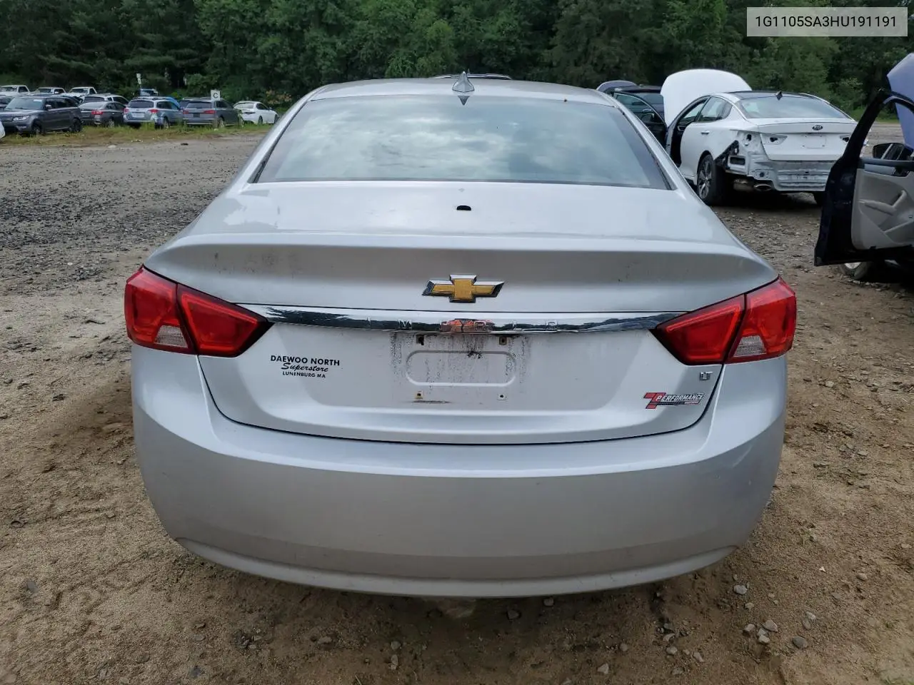 2017 Chevrolet Impala Lt VIN: 1G1105SA3HU191191 Lot: 62531645