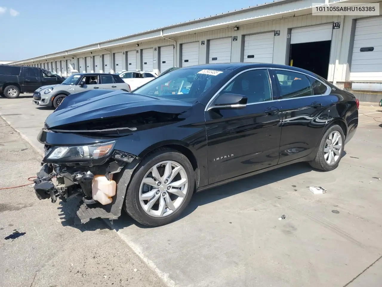 2017 Chevrolet Impala Lt VIN: 1G1105SA8HU163385 Lot: 62903485