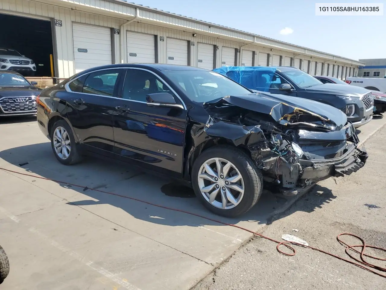 2017 Chevrolet Impala Lt VIN: 1G1105SA8HU163385 Lot: 62903485