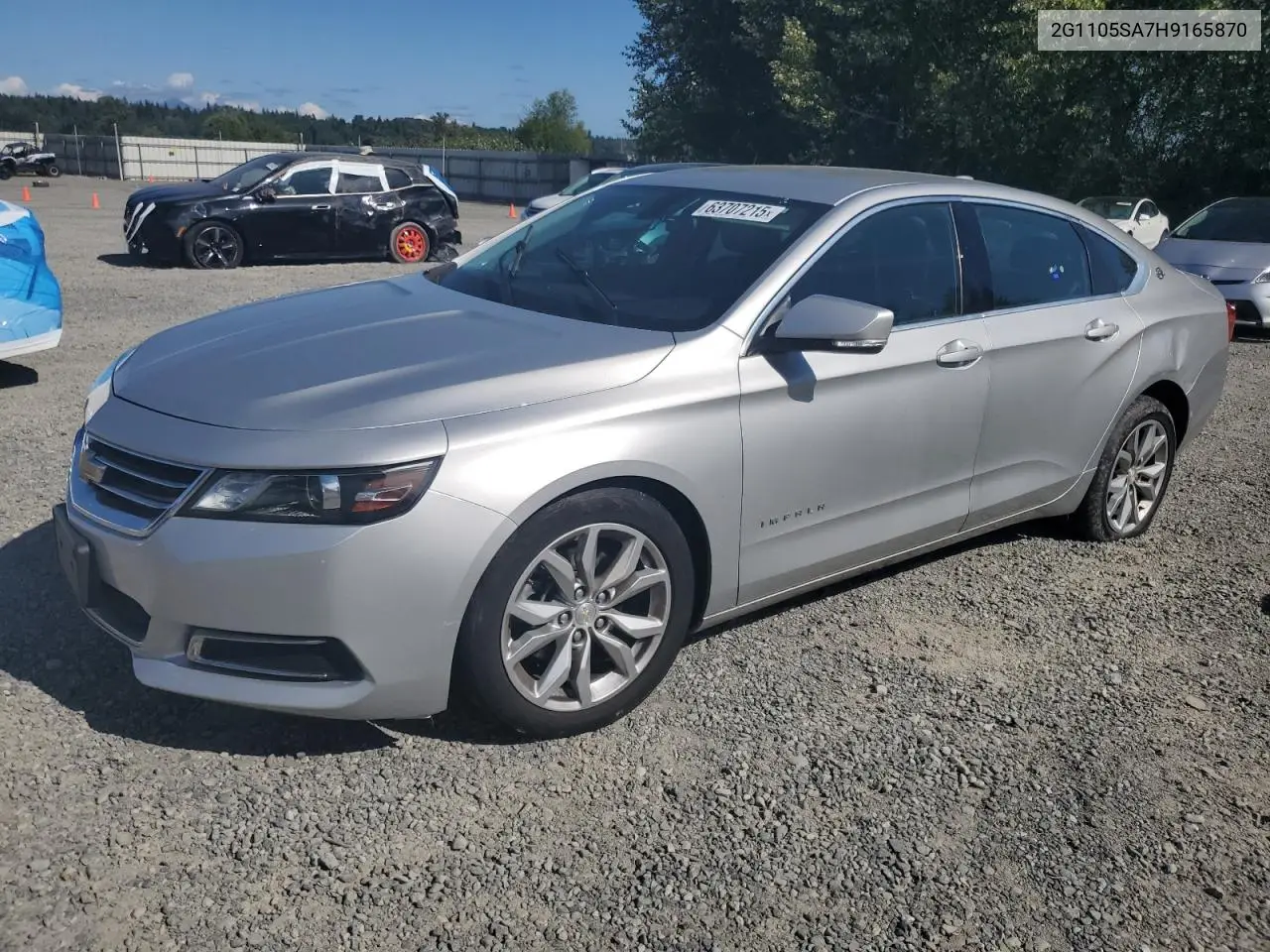 2017 Chevrolet Impala Lt VIN: 2G1105SA7H9165870 Lot: 63707215