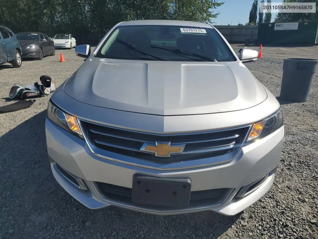 2017 Chevrolet Impala Lt VIN: 2G1105SA7H9165870 Lot: 63707215