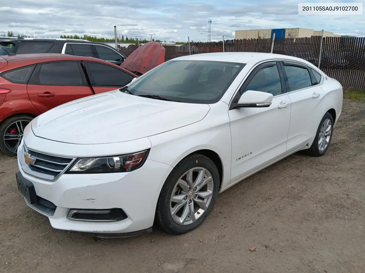 2018 Chevrolet Impala Lt VIN: 2G1105SA0J9102700 Lot: 59277345