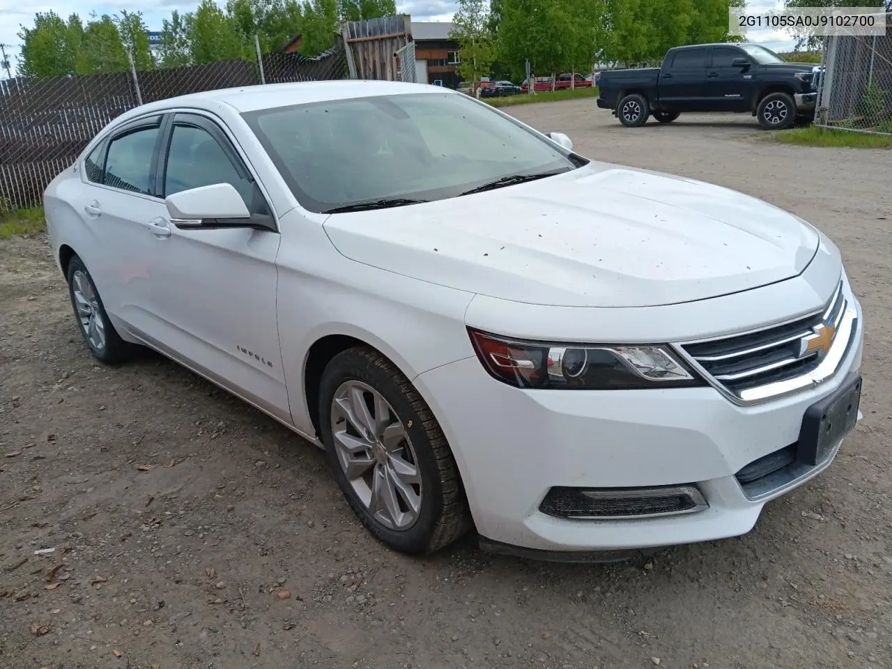 2018 Chevrolet Impala Lt VIN: 2G1105SA0J9102700 Lot: 59277345