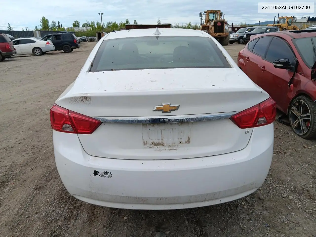 2018 Chevrolet Impala Lt VIN: 2G1105SA0J9102700 Lot: 59277345