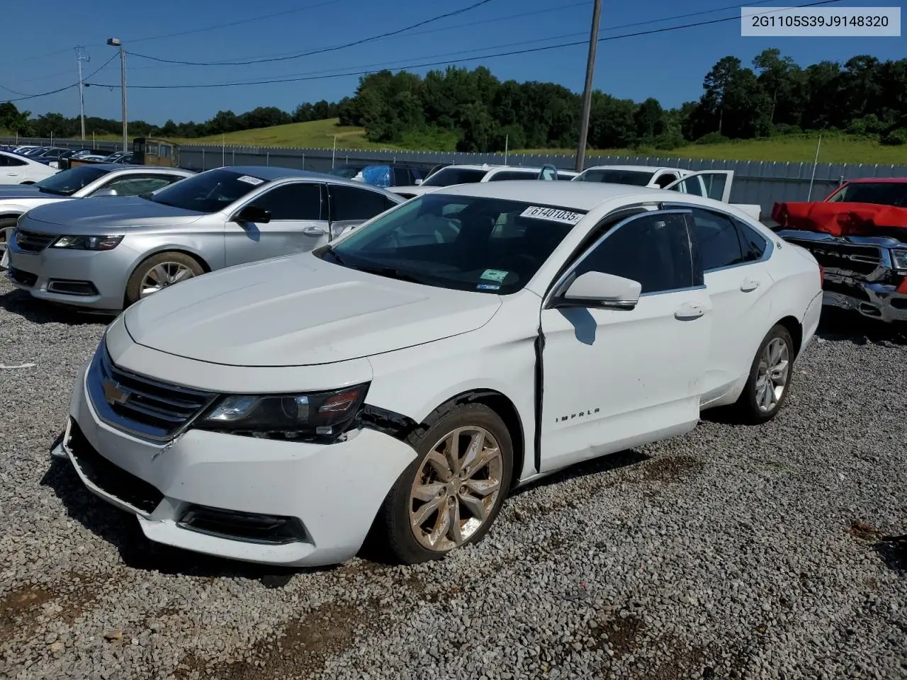 2018 Chevrolet Impala Lt VIN: 2G1105S39J9148320 Lot: 61401035