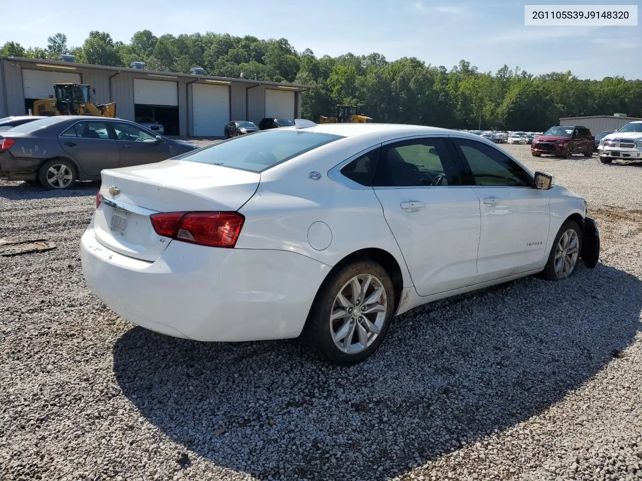 2018 Chevrolet Impala Lt VIN: 2G1105S39J9148320 Lot: 61401035
