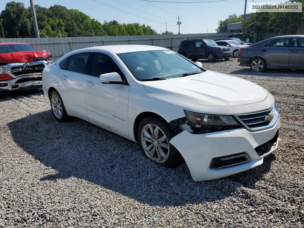 2018 Chevrolet Impala Lt VIN: 2G1105S39J9148320 Lot: 61401035