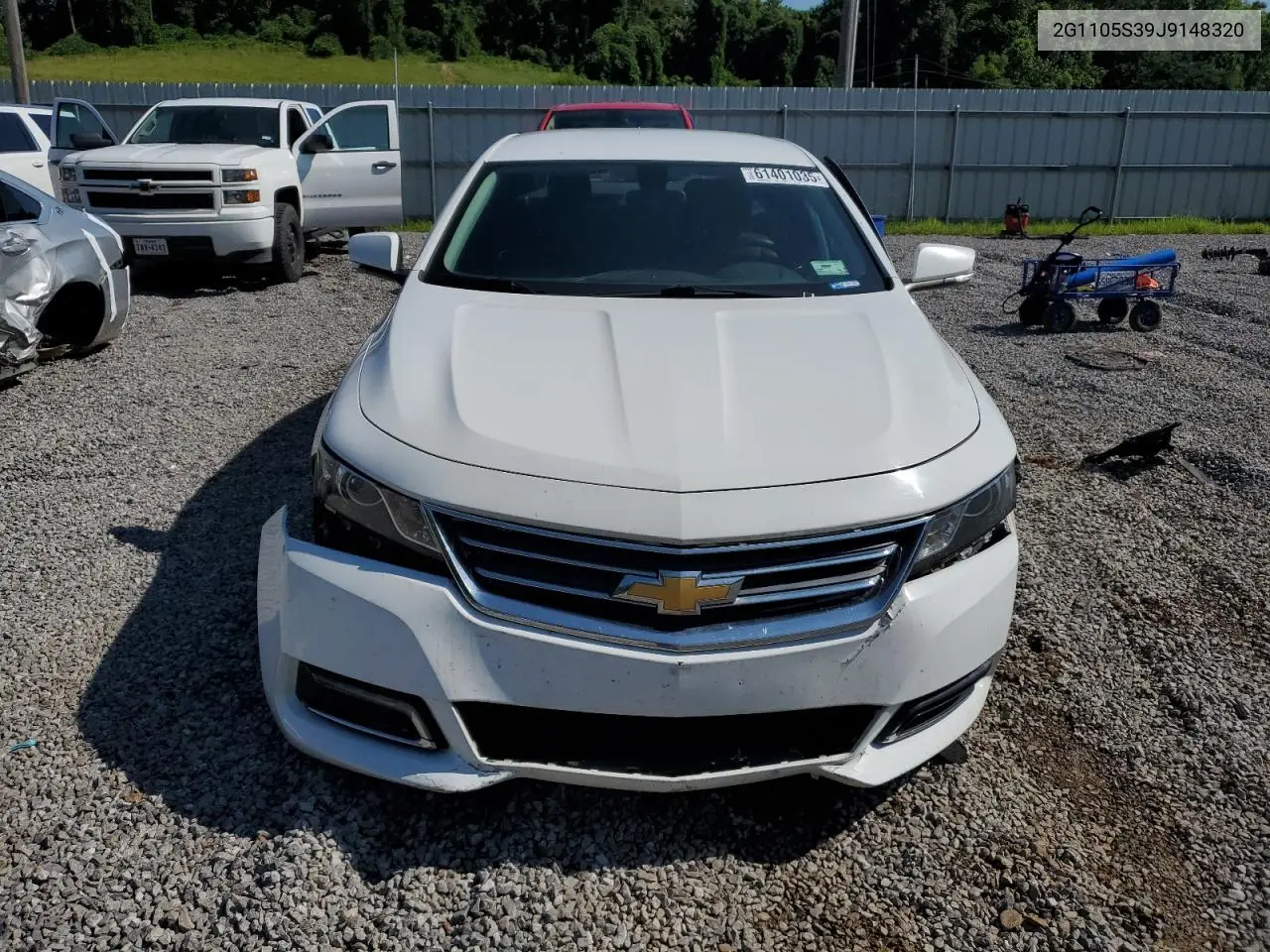 2018 Chevrolet Impala Lt VIN: 2G1105S39J9148320 Lot: 61401035