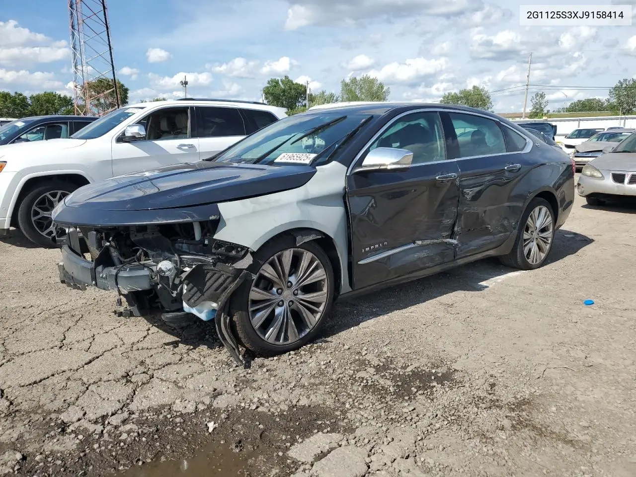 2018 Chevrolet Impala Premier VIN: 2G1125S3XJ9158414 Lot: 61965925