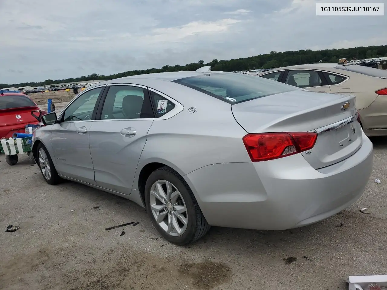 2018 Chevrolet Impala Lt VIN: 1G1105S39JU110167 Lot: 62702975