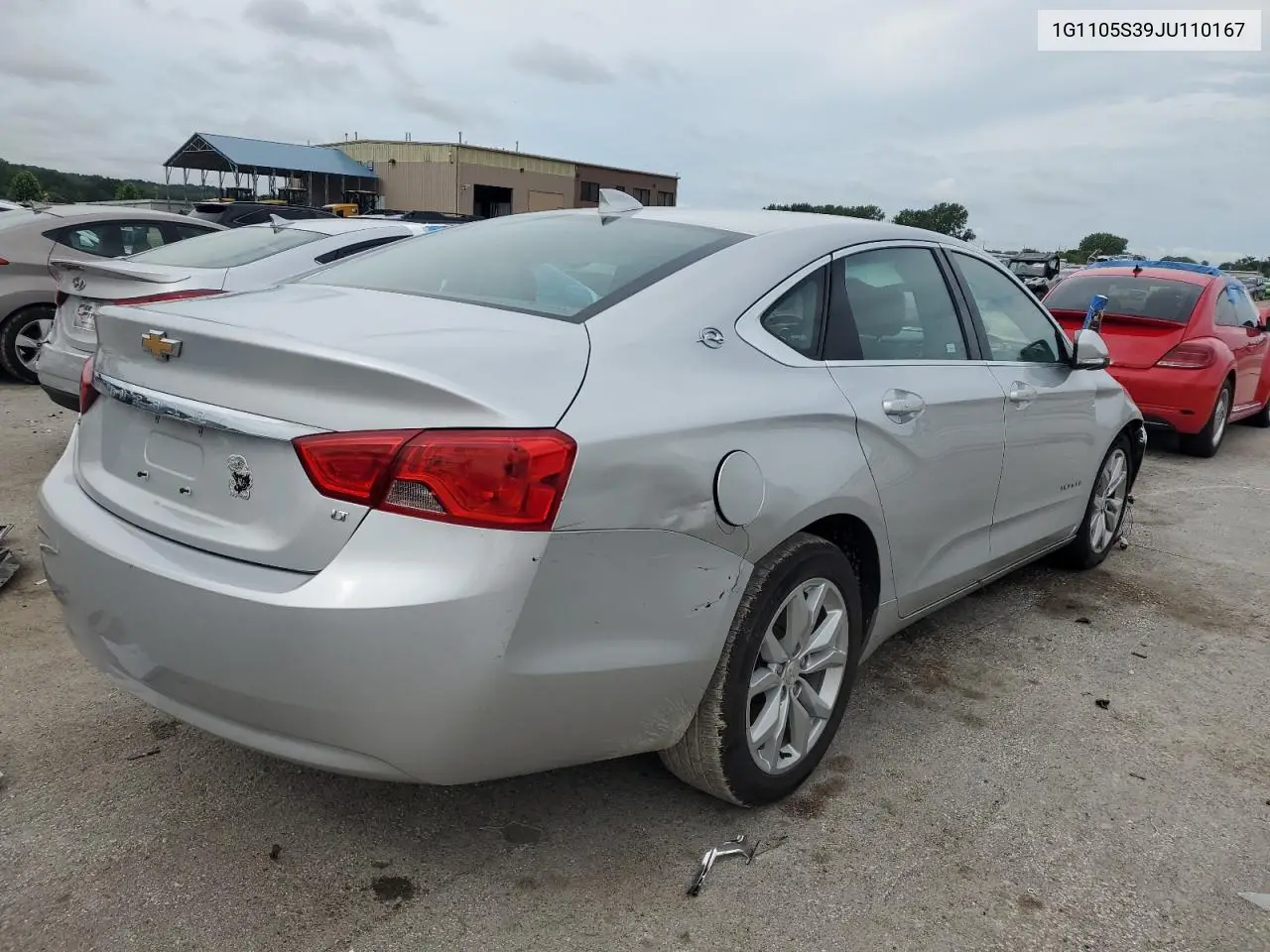 2018 Chevrolet Impala Lt VIN: 1G1105S39JU110167 Lot: 62702975