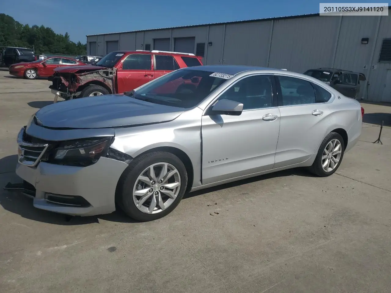 2018 Chevrolet Impala Lt VIN: 2G1105S3XJ9141120 Lot: 62733275