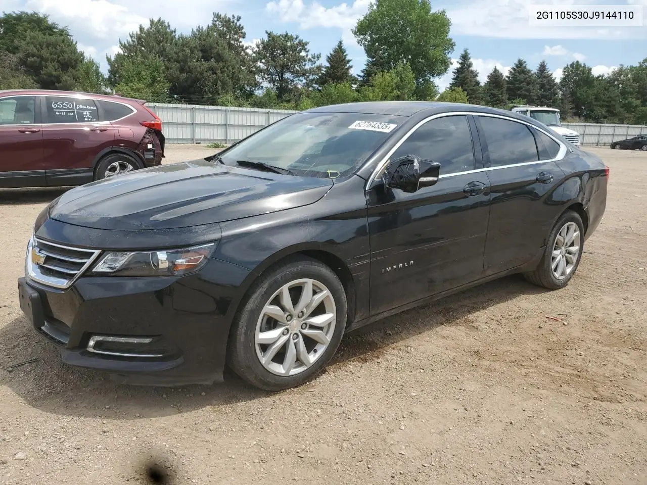 2018 Chevrolet Impala Lt VIN: 2G1105S30J9144110 Lot: 62764335
