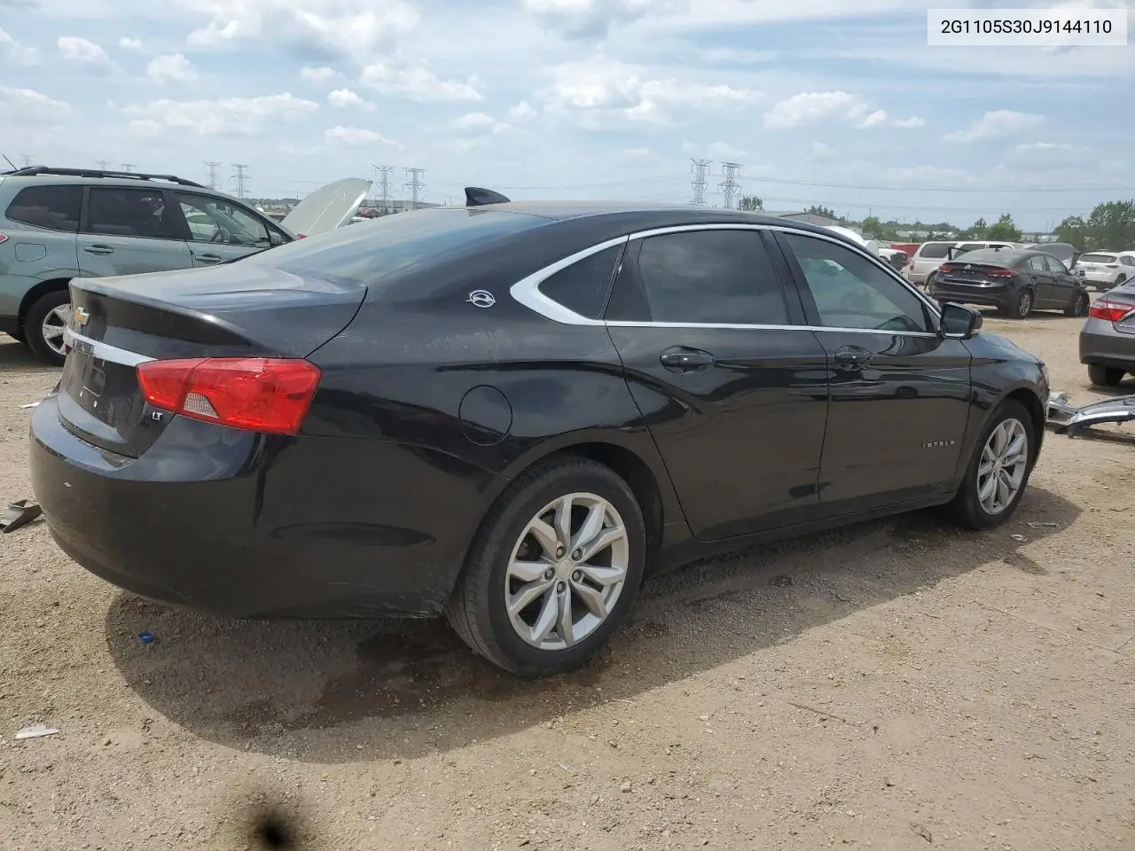 2018 Chevrolet Impala Lt VIN: 2G1105S30J9144110 Lot: 62764335