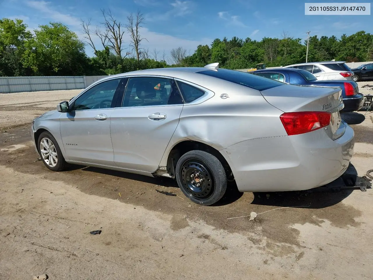2018 Chevrolet Impala Lt VIN: 2G1105S31J9147470 Lot: 62888965