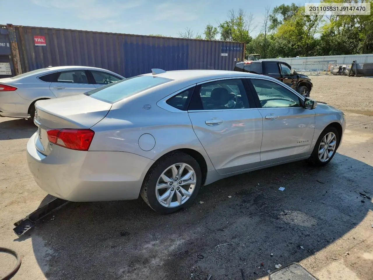2018 Chevrolet Impala Lt VIN: 2G1105S31J9147470 Lot: 62888965