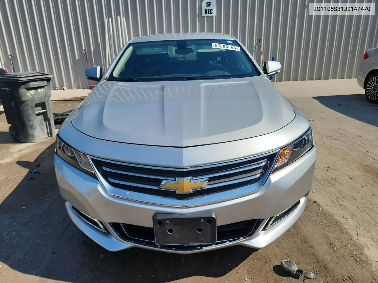 2018 Chevrolet Impala Lt VIN: 2G1105S31J9147470 Lot: 62888965