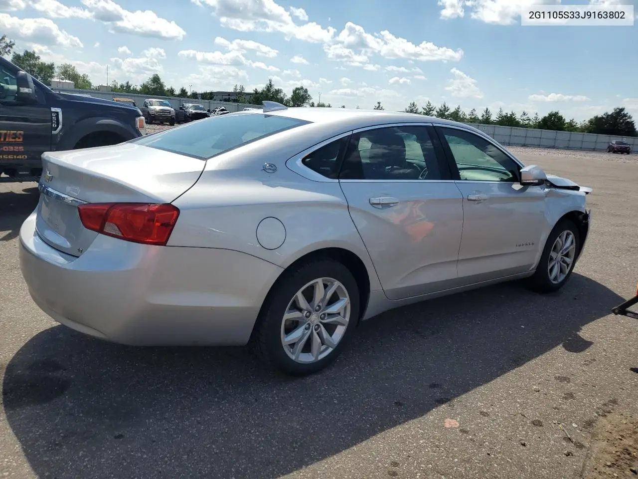 2018 Chevrolet Impala Lt VIN: 2G1105S33J9163802 Lot: 62892315