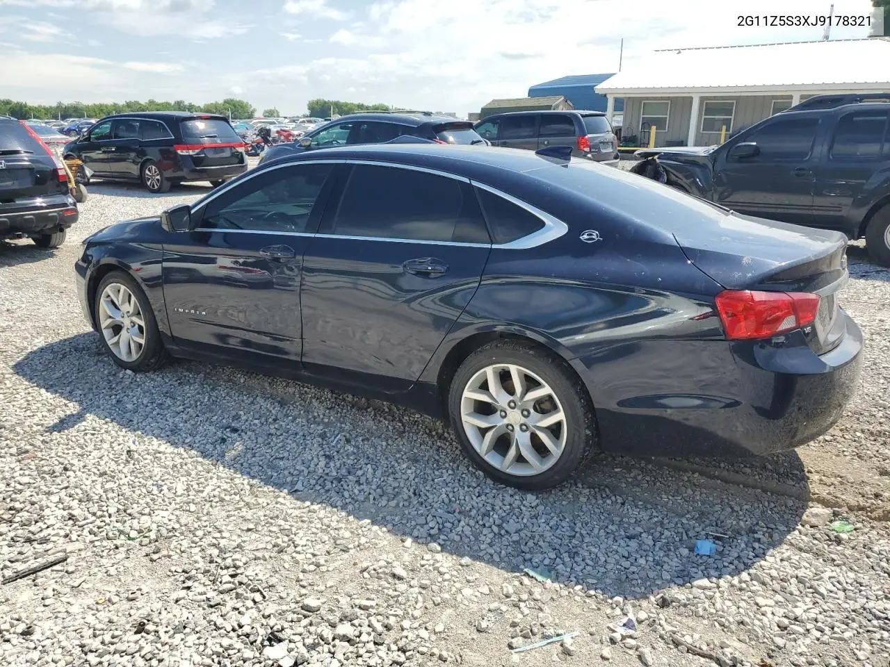 2018 Chevrolet Impala Ls VIN: 2G11Z5S3XJ9178321 Lot: 63071735