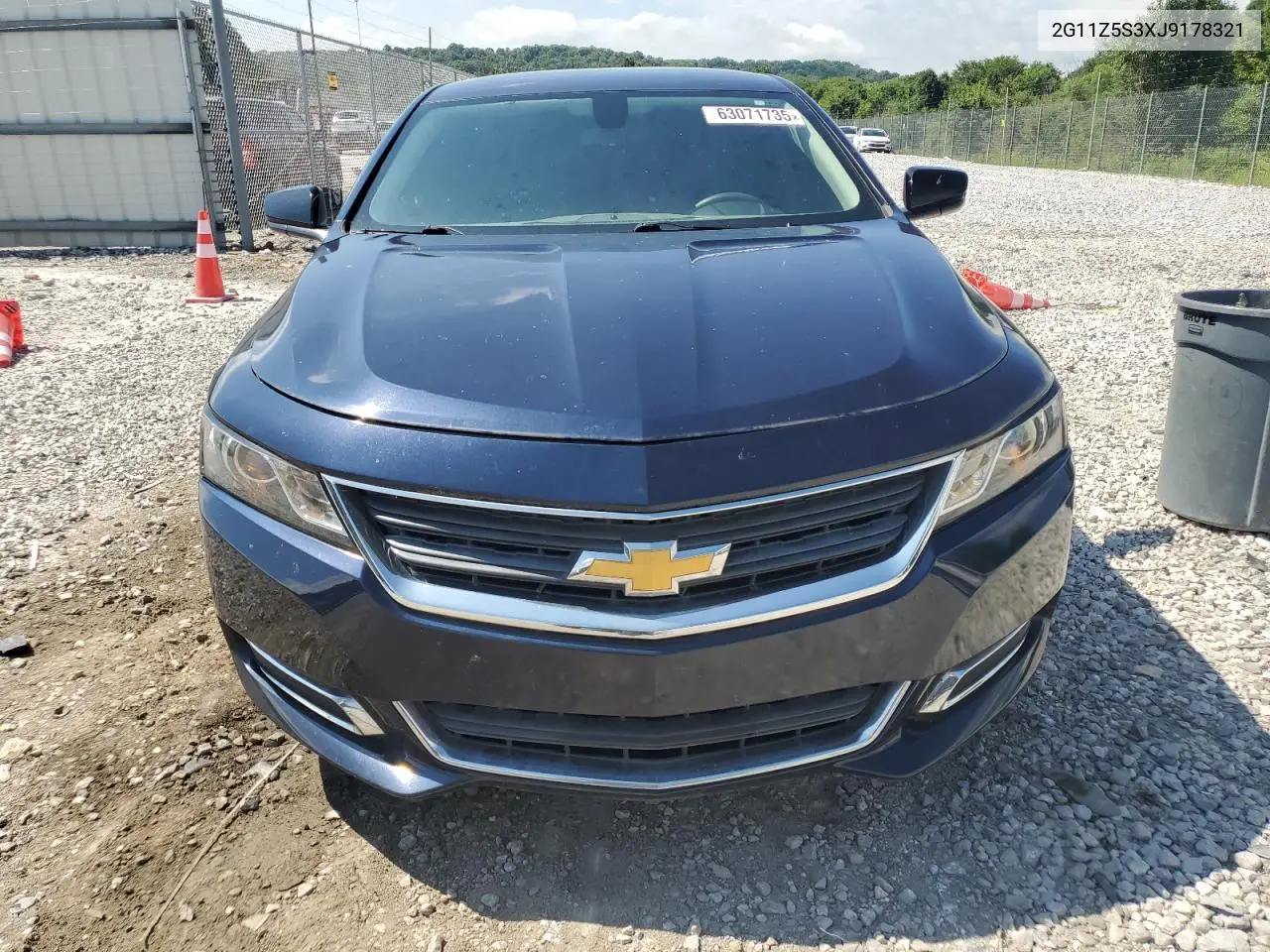 2018 Chevrolet Impala Ls VIN: 2G11Z5S3XJ9178321 Lot: 63071735