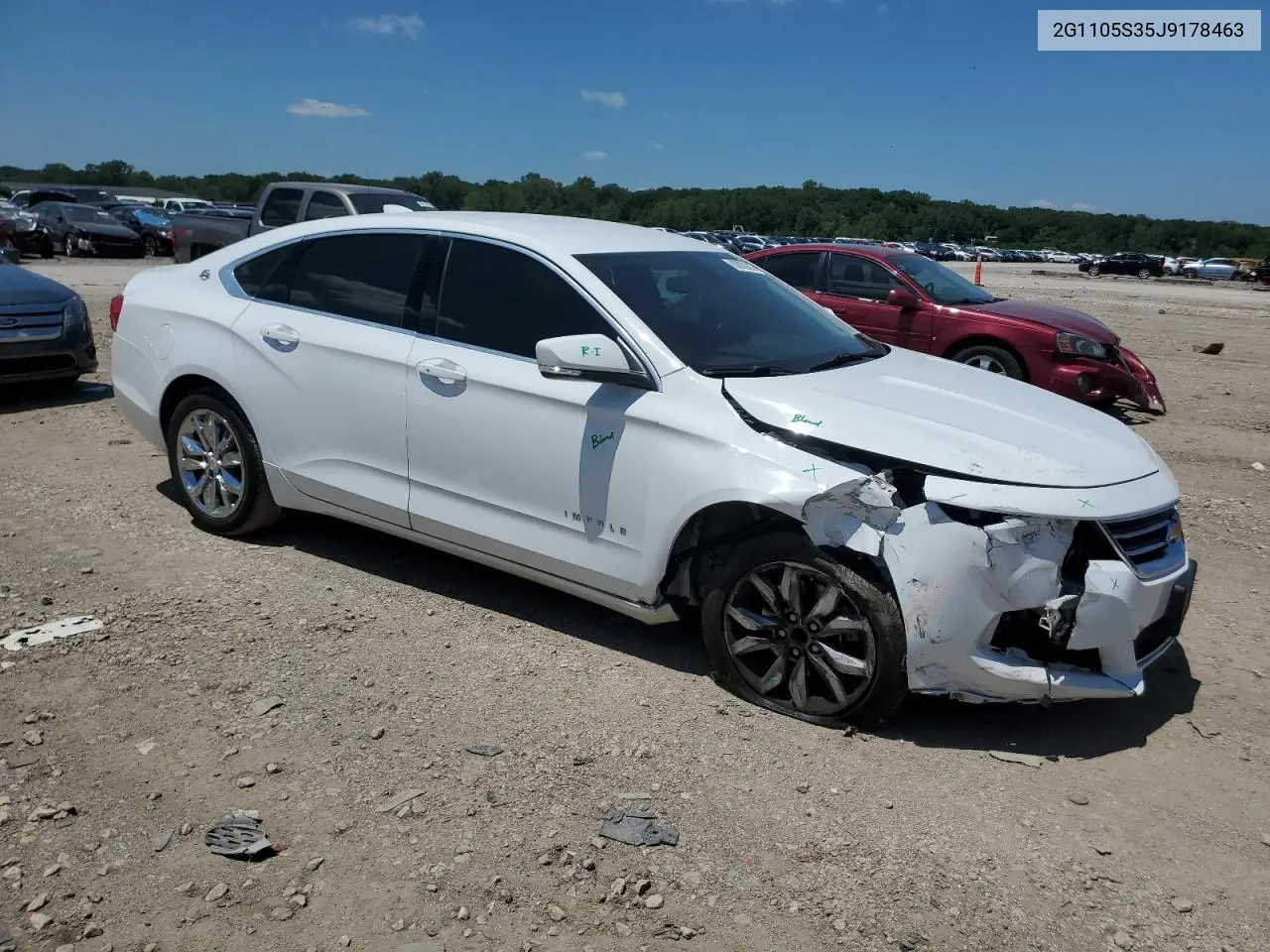 2018 Chevrolet Impala Lt VIN: 2G1105S35J9178463 Lot: 63082905