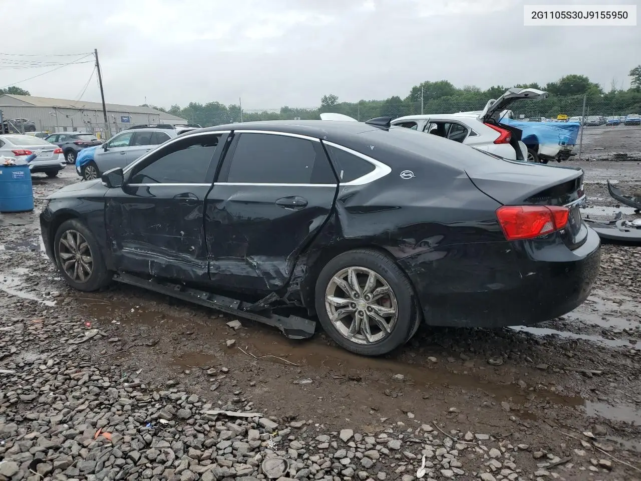 2018 Chevrolet Impala Lt VIN: 2G1105S30J9155950 Lot: 63090425