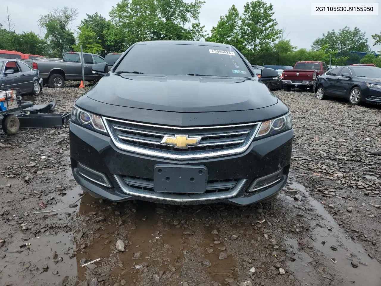 2018 Chevrolet Impala Lt VIN: 2G1105S30J9155950 Lot: 63090425
