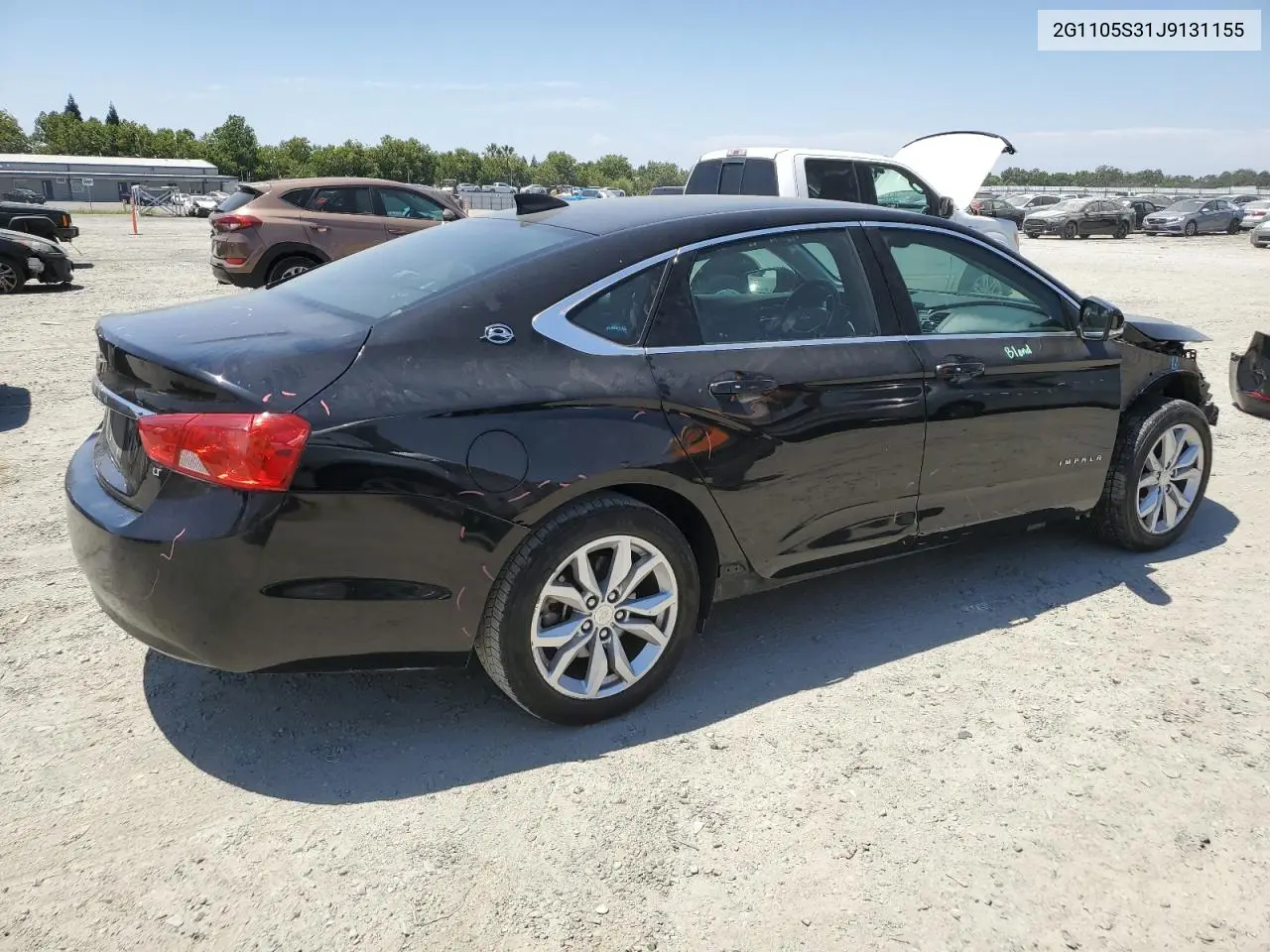 2018 Chevrolet Impala Lt VIN: 2G1105S31J9131155 Lot: 63090595