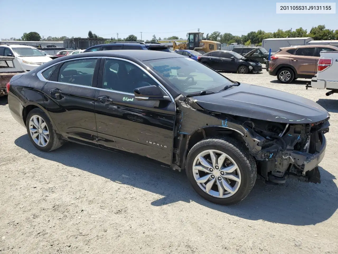 2018 Chevrolet Impala Lt VIN: 2G1105S31J9131155 Lot: 63090595