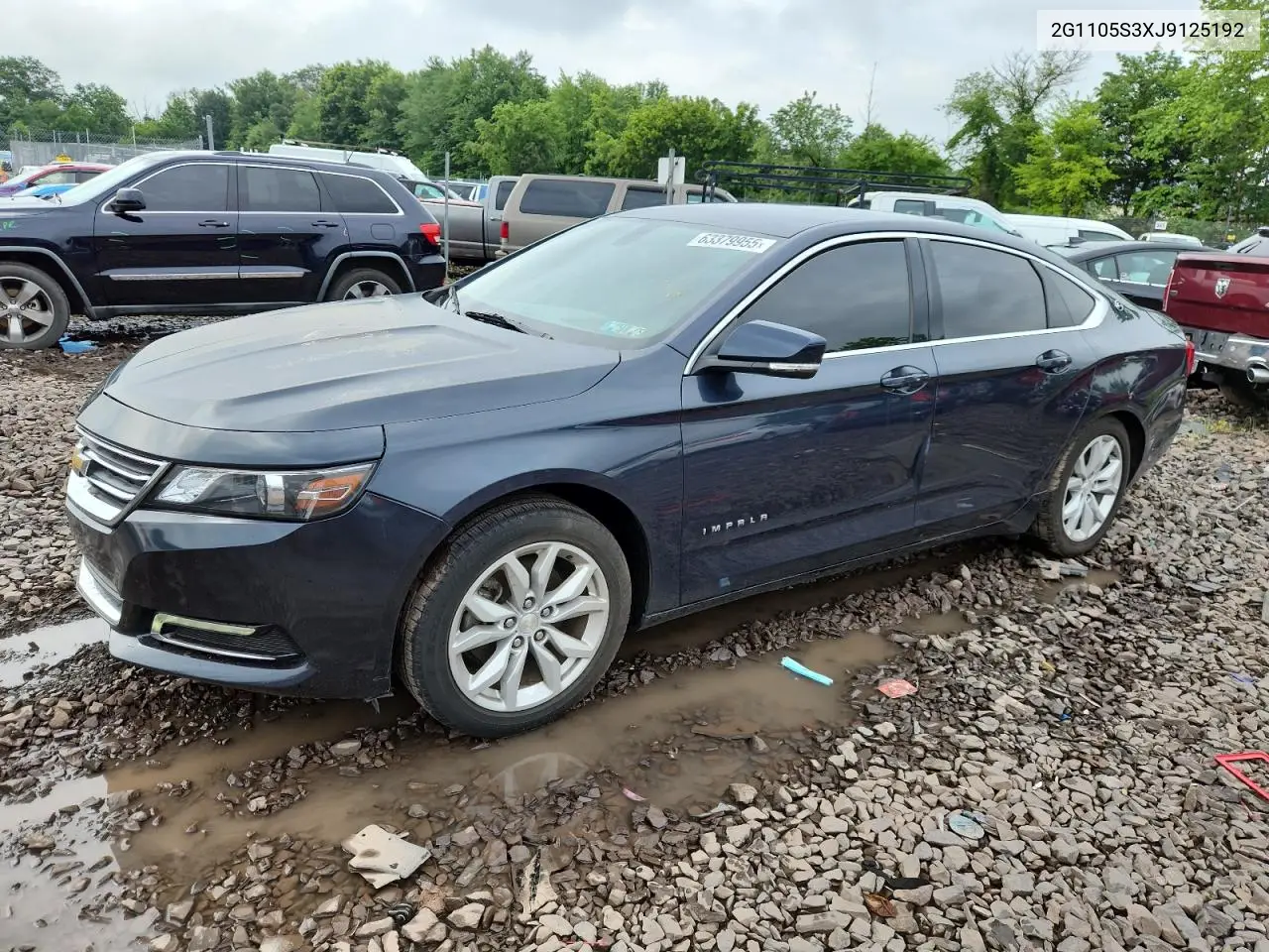 2018 Chevrolet Impala Lt VIN: 2G1105S3XJ9125192 Lot: 63379955